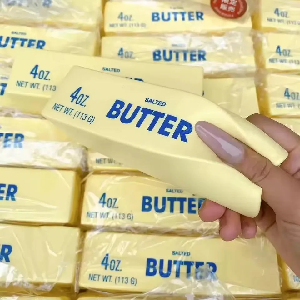 Butter Stick Squishy Toy – Super Soft Slow-Rising Food Fidget for Stress Relief & Sensory Play