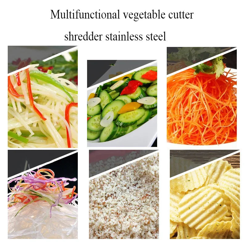 6-Side Stainless Steel Box Grater – Multifunctional Cheese and Vegetable Slicer Shredder with Non-Slip Base