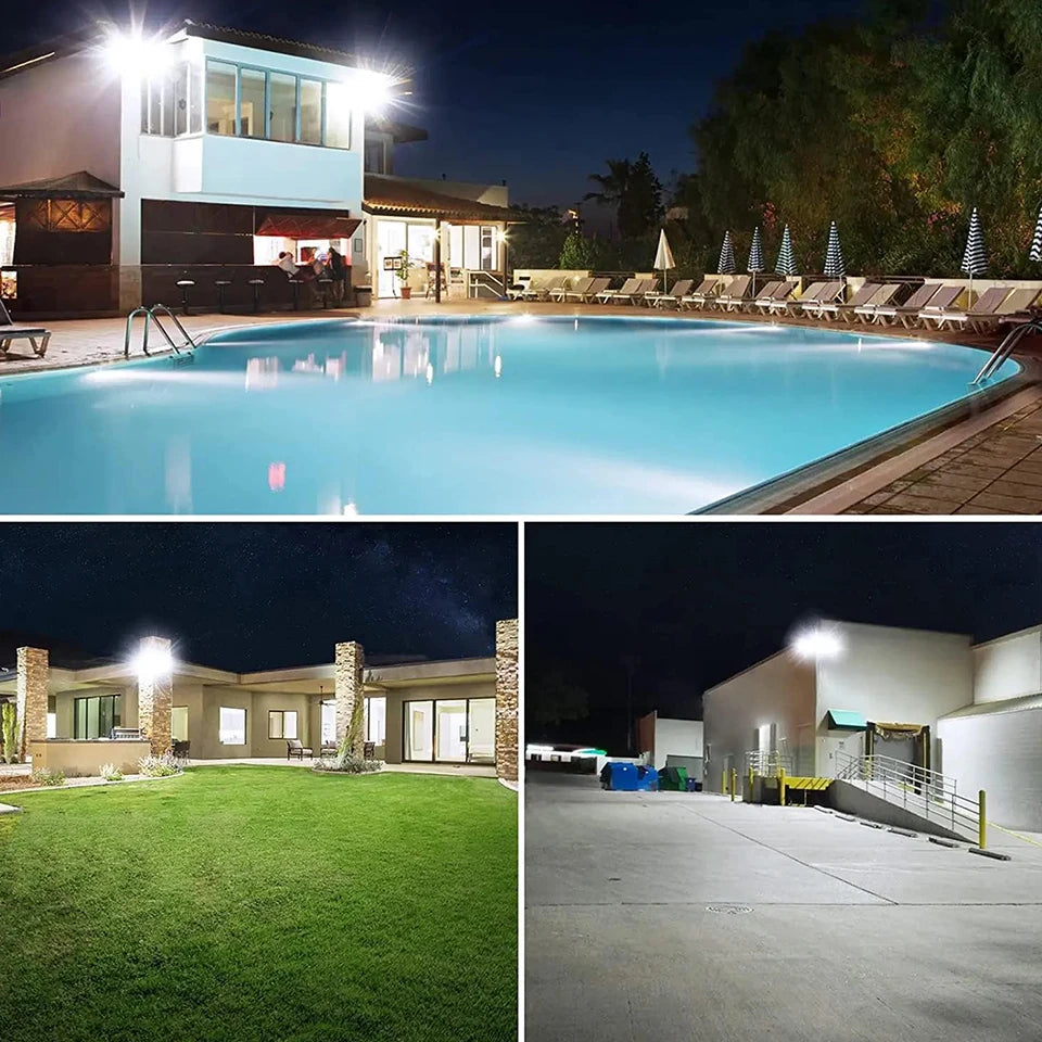 LED Flood Light 10W-150W IP66 Waterproof Outdoor Spotlight - Garden & Wall LED Light (AC 110-240V)