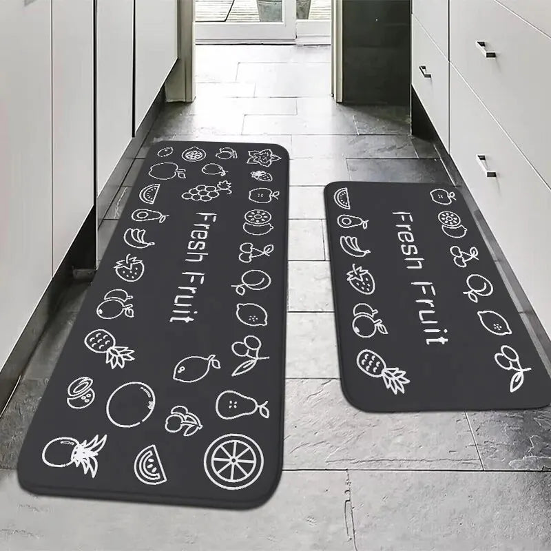 Multi-Purpose Sponge Water Absorption Mat – Anti-Slip, Machine Washable for Kitchen & Bathroom