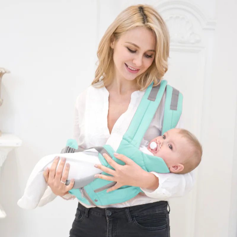 Ergonomic Baby Carrier Hipseat Sling 0-36 Months Front, Back & Side Carry Travel Wrap