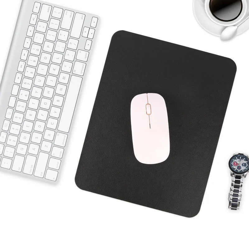 PU Leather Mouse Pad Non-Slip Waterproof Anti-Scratch Desk Mat for PC Laptop Gaming