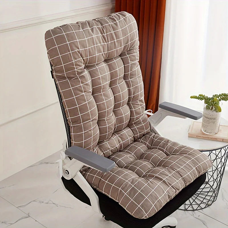 Ergonomic Lumbar Seat Cushion with Backrest Support for Office, Home & Car