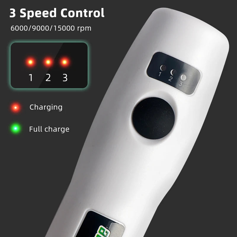 3-Speed USB Cordless Rotary Tool Mini Electric Engraving Drill Pen with Accessories