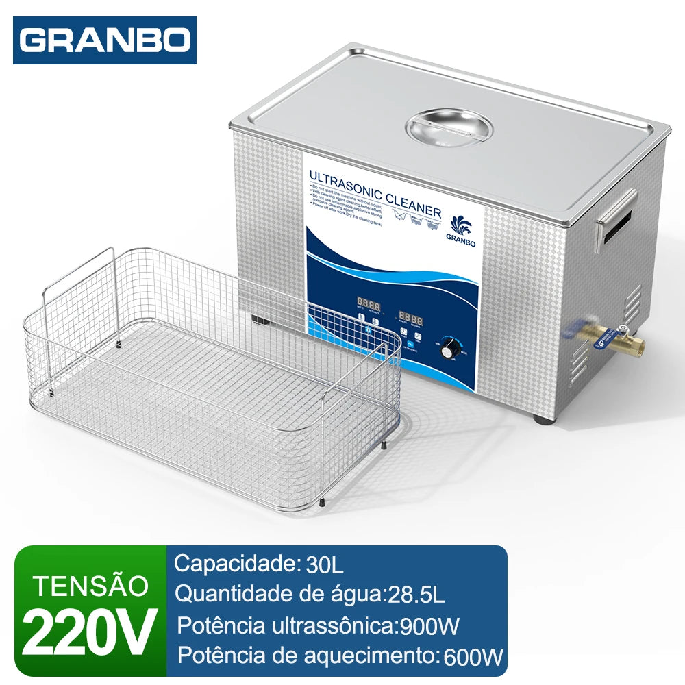 Ultrasonic Cleaner 0.8L–30L 40kHz 110V/220V for Jewelry, Glasses & Laboratory Instruments
