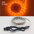 5V USB LED Strip Light 5m (16.4ft) & 1m (3.3ft) SMD3528 — Waterproof Flexible Color Strip Warm/Cool White + RGB for Cabinet, Ceiling & TV Backlight