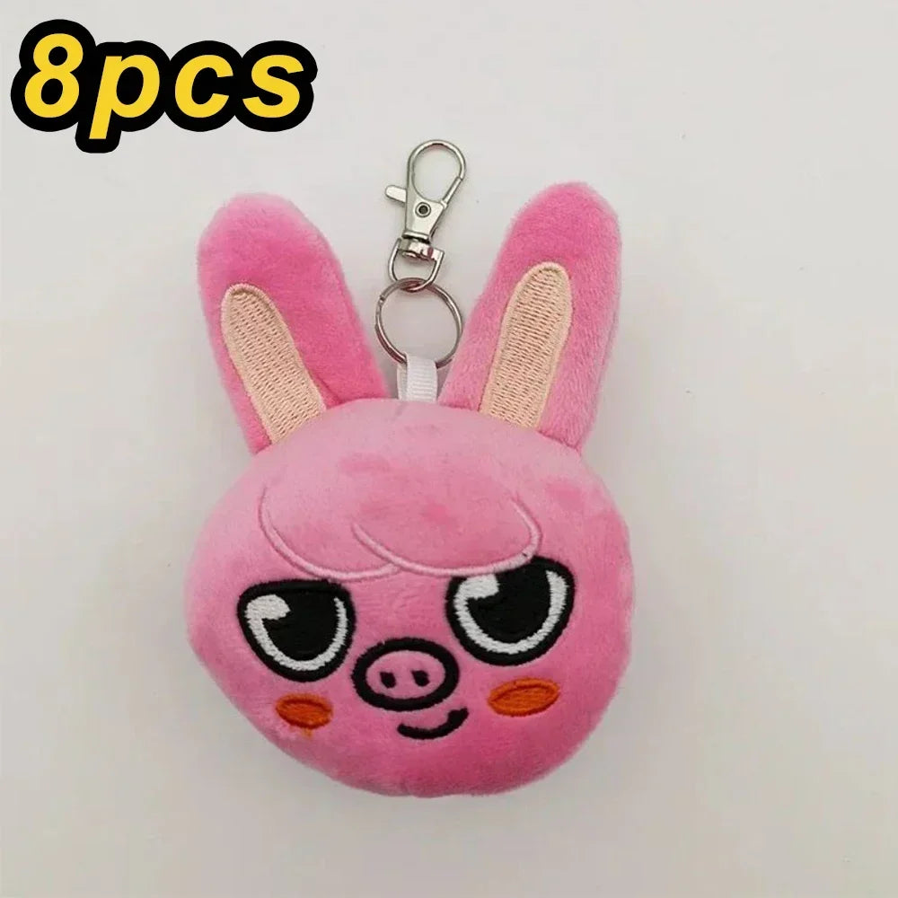 Kawaii 23 cm (9.1 in) Plush Stuffed Animal, Cute Cartoon Companion Toy & Room Decor Gift