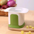 Multifunctional Vegetable Slicer and Dicer Manual Hand-Press Cutter with Stainless Steel Blades