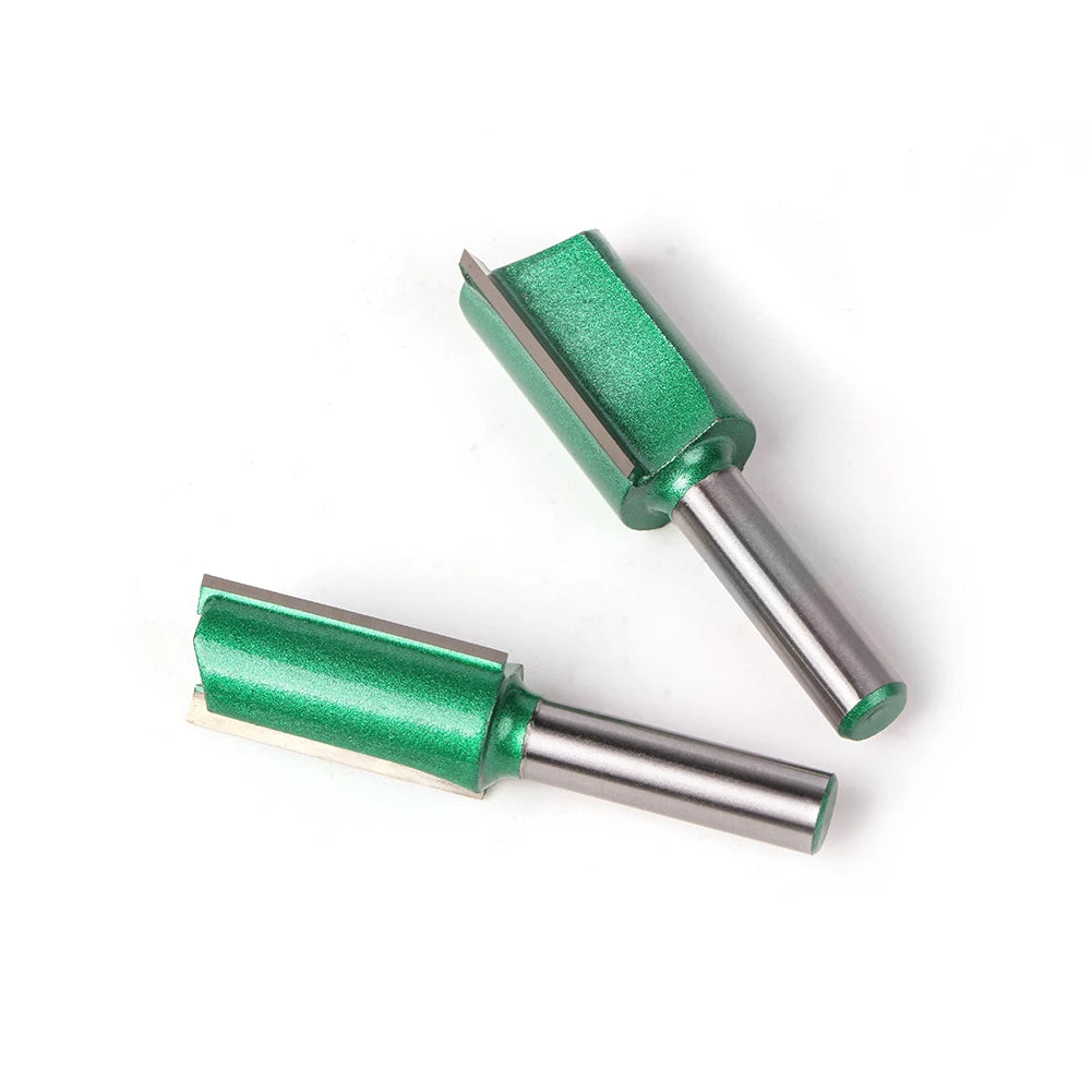 Tungsten Carbide Router Bit 3-20mm (0.12-0.79 in) Diameter, 8mm (0.315 in) Shank, Single/Double Flute Straight Bit for Woodworking