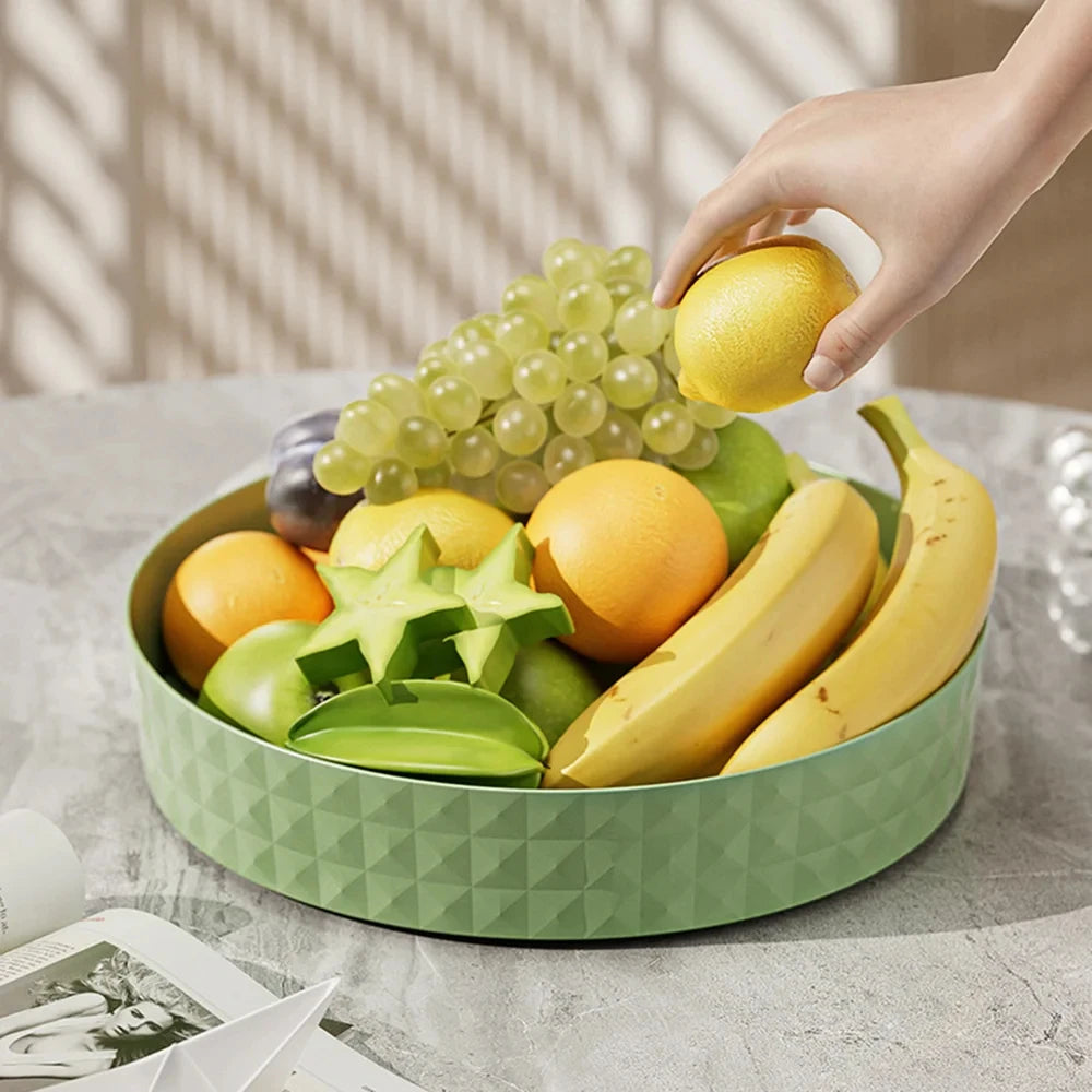 360 Degree Rotating Spice Rack 22.5 cm (8.9 in) Non-Slip Lazy Susan Tray for Kitchen, Pantry & Cosmetics