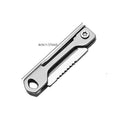 Mini Stainless Steel Folding Knife Keychain – Multi-Function Pocket EDC Tool for Camping & Outdoor