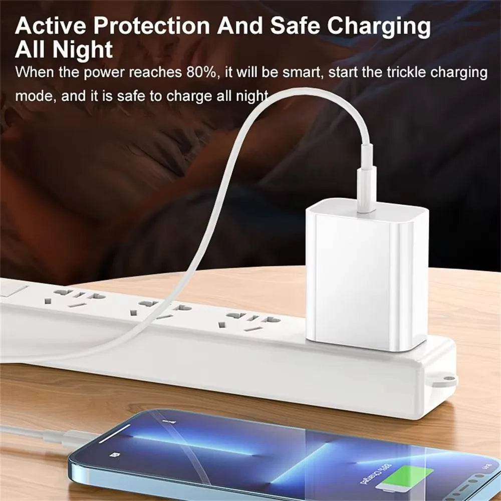 3-Pack 35W PD Fast Charging USB-C to Lightning Cables for Lightning Devices, 1m/1.5m/2m (3.3ft/4.9ft/6.6ft) - 3A Fast Charge & Data Sync