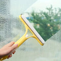 3-in-1 Glass Cleaning Tool — Squeegee, Scraper & Spray Bottle for Windows, Mirrors & Shower Doors