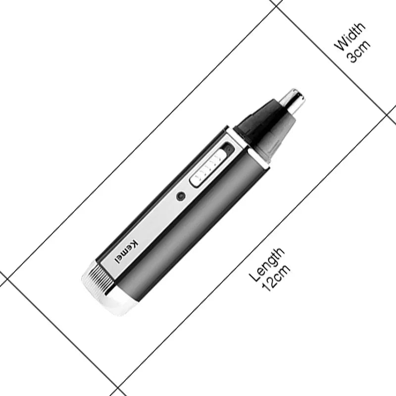 4-in-1 Rechargeable Nose & Ear Trimmer for Men and Women – Beard, Eyebrow & Body Grooming Kit