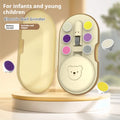 Baby Electric Nail Trimmer Kit Gentle Nail Polisher & Clippers for Newborns and Kids