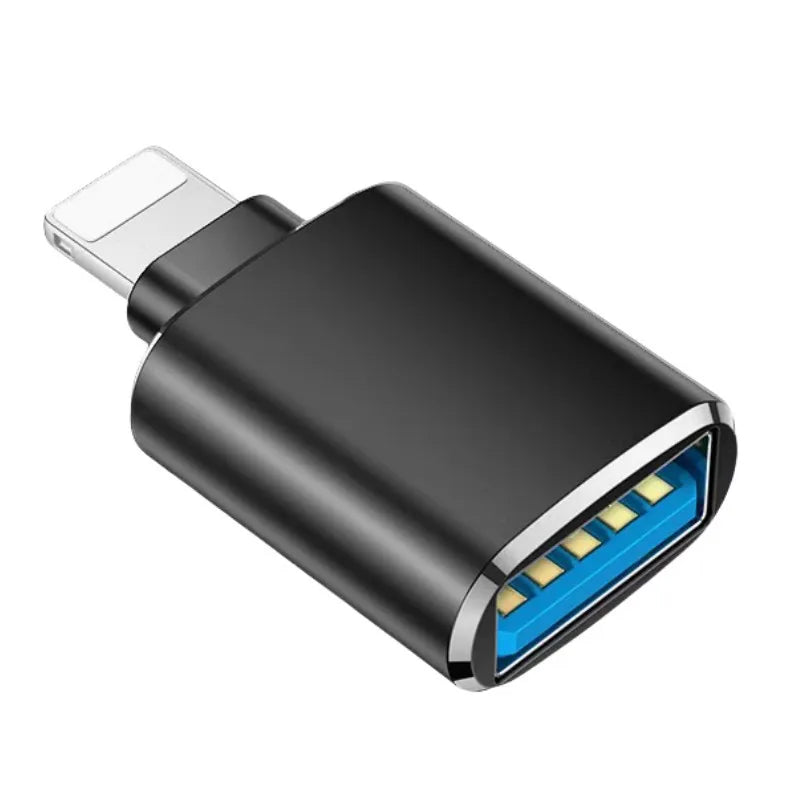 USB 3.0 OTG Lightning Adapter for iOS Devices — Lightning Male to USB 3.0 (iOS 13+)