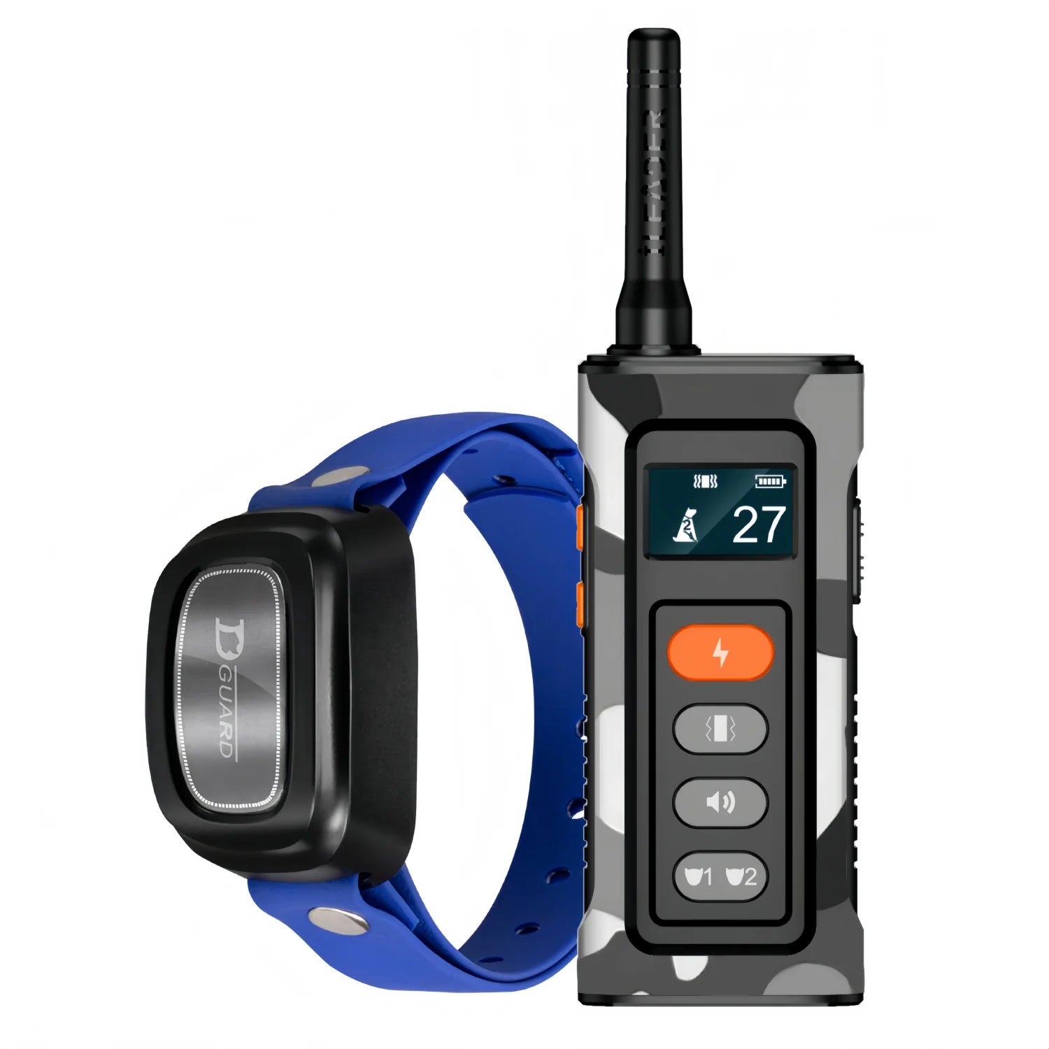 Waterproof Remote Dog Training Collar — Beep, Vibration & Shock, 3,300 ft Range (1,000 m), Adjustable for 8–150 lb (3.6–68 kg) Dogs