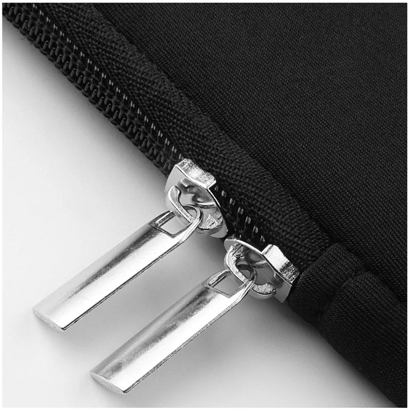 Soft Cotton Laptop Sleeve Bag with Zipper Fits 13 to 15.6 inch (33-39.6 cm) Notebook