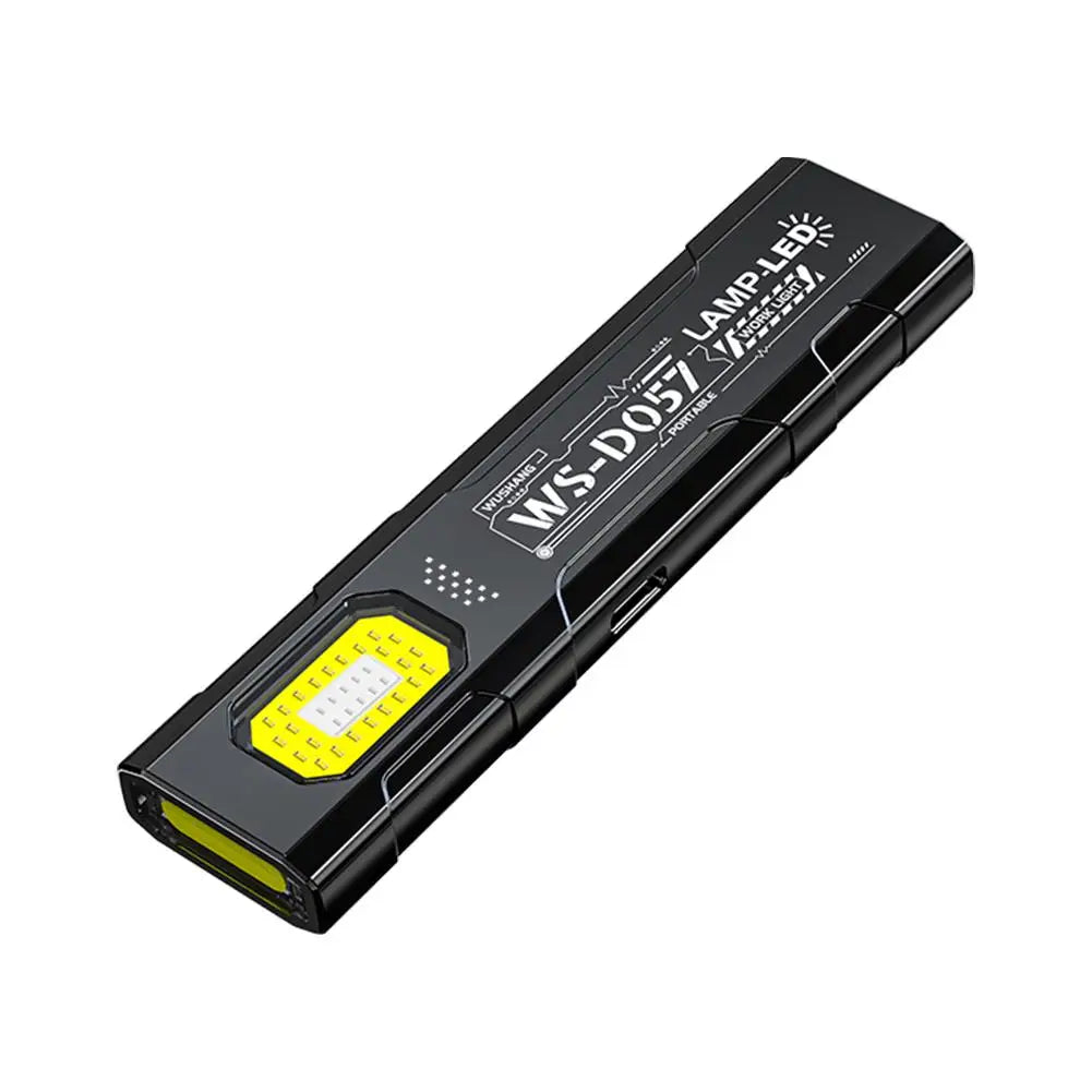 USB-C Rechargeable 550LM LED Mini Keychain Flashlight with Magnet – Portable Pocket Torch & Flood Work Light for Emergency