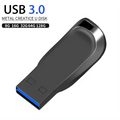 High-Speed Metal USB 3.0 Flash Drive – Waterproof USB Stick with OTG Support, 8GB–128GB