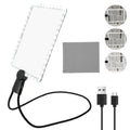 5X Hands-Free Neck Magnifier with Dimmable LED Light — 9.4 × 6.5 in (240 × 170 mm) Rechargeable 3‑in‑1 Reading Magnifying Glass