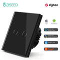 Smart Zigbee Touch Light Switch – 1/2/3-Gang 1-Way | Tuya/Smart Life Compatible, Google Home & Alexa