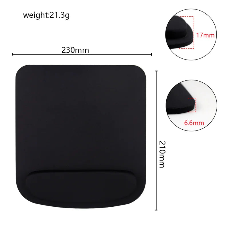 Ergonomic EVA Mouse Pad with Wrist Rest – Gaming & Office Mousepad