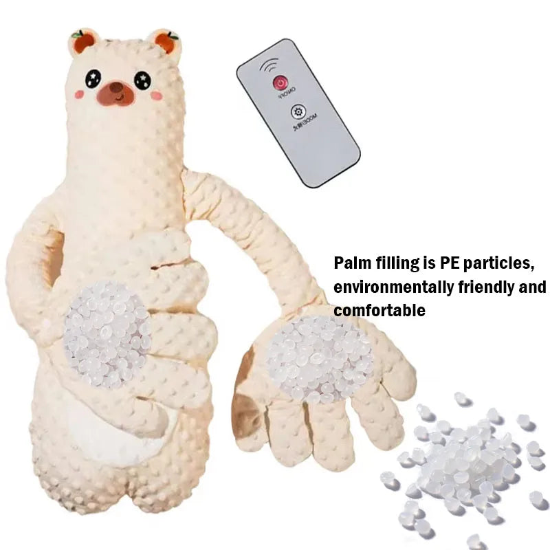 Baby Soothing Palm Patting Doll Electric Hand Pillow with Remote Sleep Aid for Babies & Toddlers