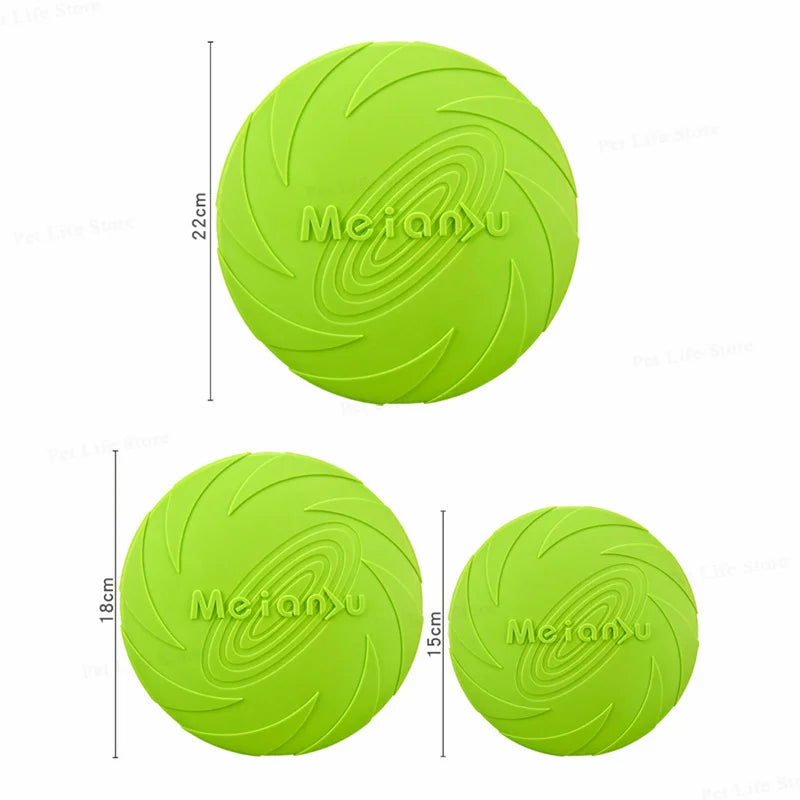 Bite-Resistant Dog Flying Disc — Durable Puppy Training & Outdoor Interactive Fetch Toy