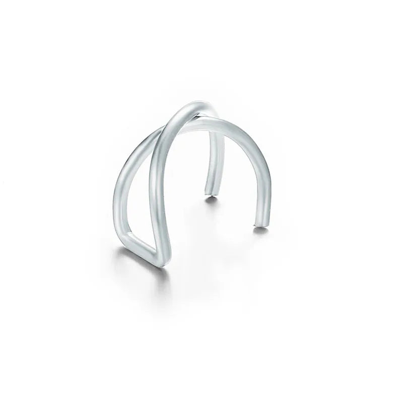 Gold Leaf Ear Cuff Clip-On Earrings for Women — No-Piercing Cartilage Climbers