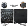 257x257mm (10.12 x 10.12 in) Spring Steel 3D Printer Build Plate - Double-Sided PEI/PEY/PET Surface, Smooth & Textured