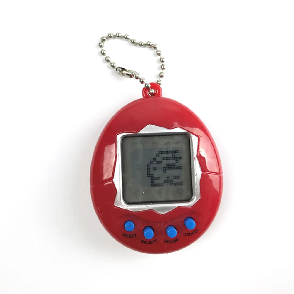 Mini Retro Virtual Pet Keychain Game — 90s Nostalgic Electronic Pocket Toy, Educational Gift for Kids & Adults