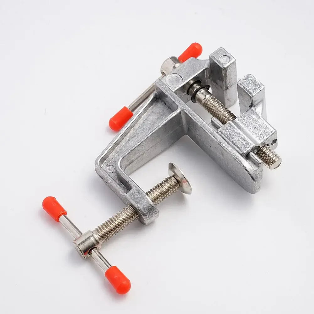 Mini Workbench Vise 3.7 in (9.5 cm) – Aluminum Alloy Precision Clamp for Jewelry, Woodworking & DIY