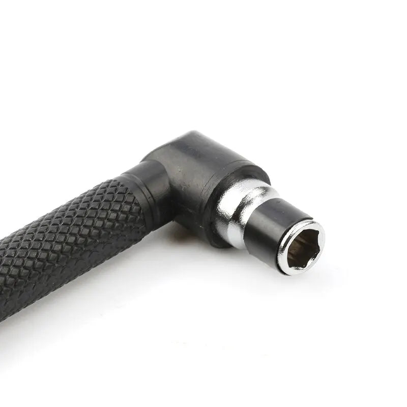 Mini L-Shaped Double-Ended Socket Wrench 1/4-inch (6.35 mm) Right-Angle Joiner Handle
