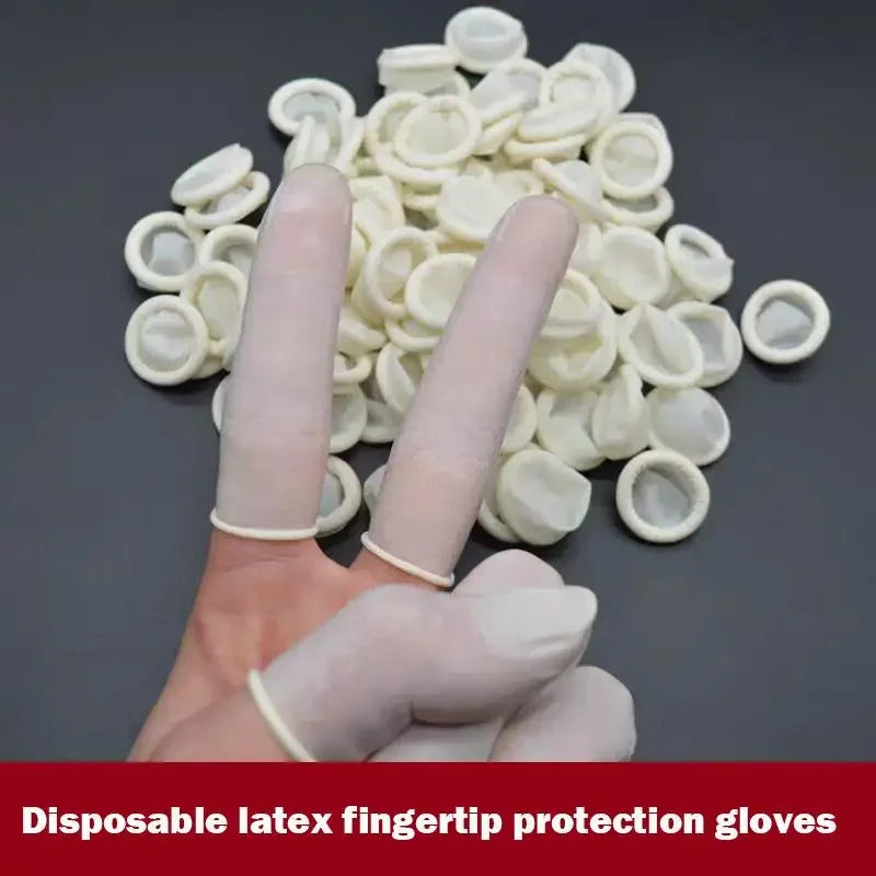 Sterile Disposable Powder-Free Latex Finger Cots - Fingertip Protectors for Watch Repair and Electronics