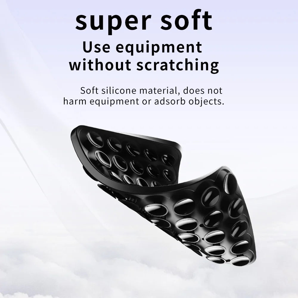 Double-Sided Silicone Suction Cup Phone Mount – Universal Anti-Slip Car Dashboard & Windshield Holder