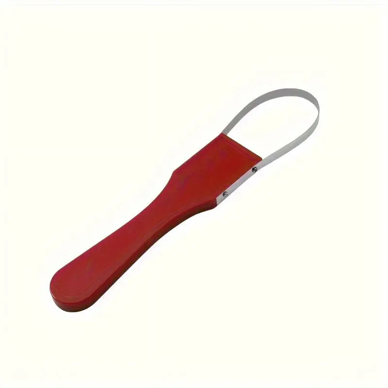 Hand Loop Weeder - Stainless Steel Weed Cutter with Plastic Handle for Lawn & Garden
