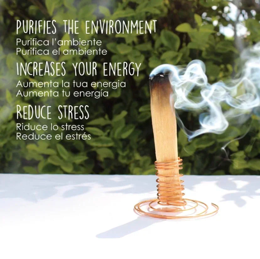Palo Santo Natural Incense Sticks — Aromatherapy Smudging Sticks for Yoga, Meditation & Home Purification, 4 in (10 cm)