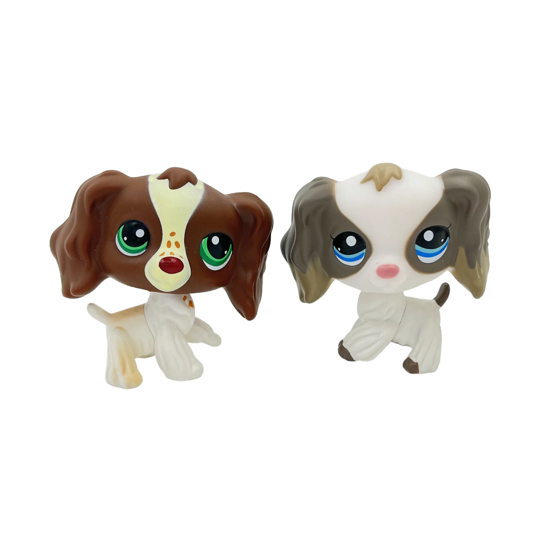 2-Pack Mini Pet Figurines — Cute Dog & Cat PVC Bobble Head Collectibles, 1.5–2 in (4.8–5.5 cm)