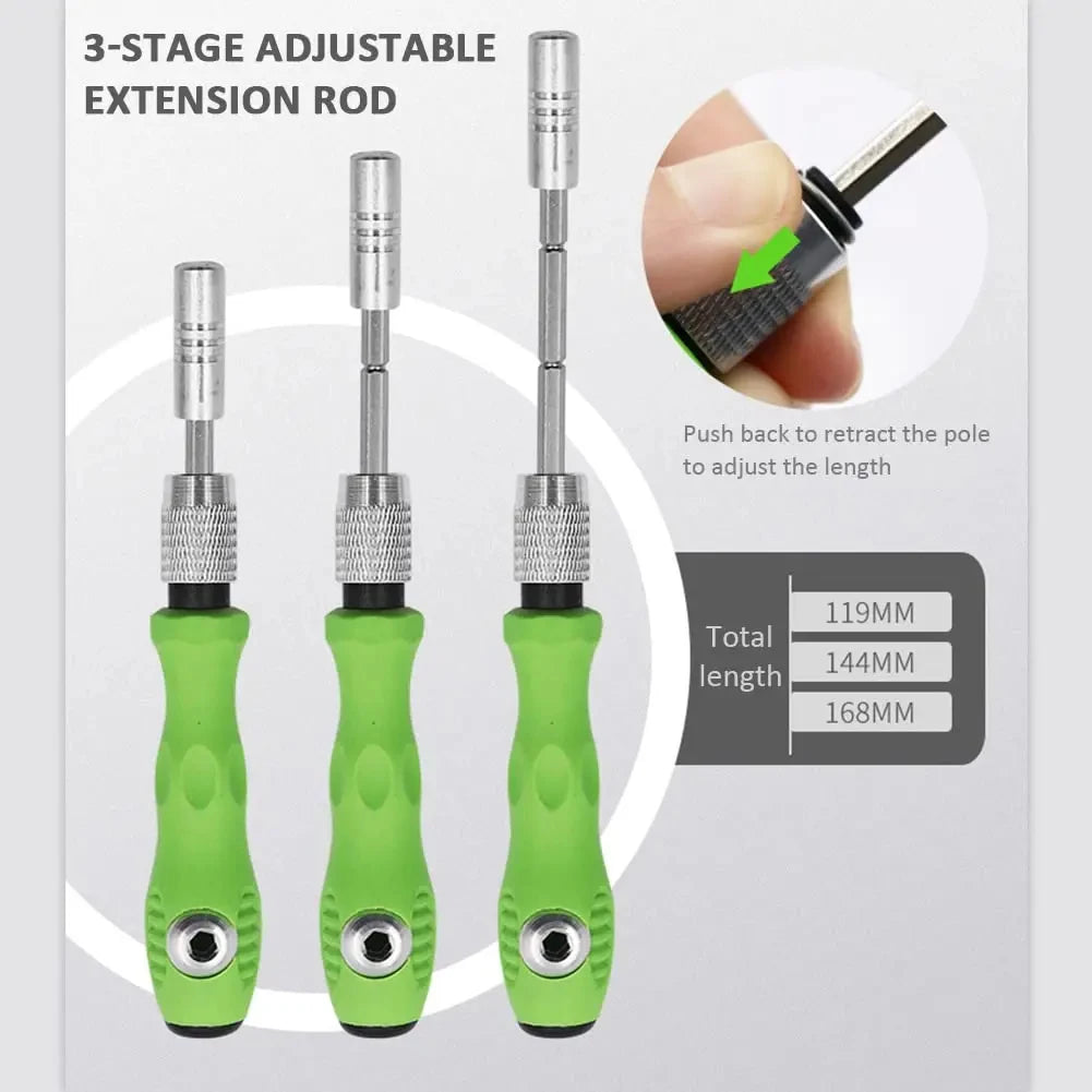32-in-1 Precision Magnetic Screwdriver Set – CRV Steel Bits, T-Handle & Compact Case for Electronics, Jewelry & Home Repair