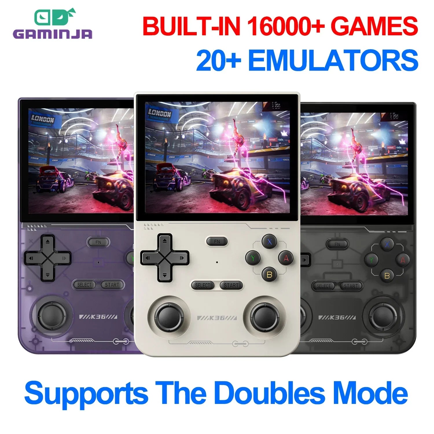 Open-Source Retro Handheld Game Console — 3.5-inch (8.9 cm) IPS, 16,000+ Games Emulator (PS1 PSP N64 Dreamcast)