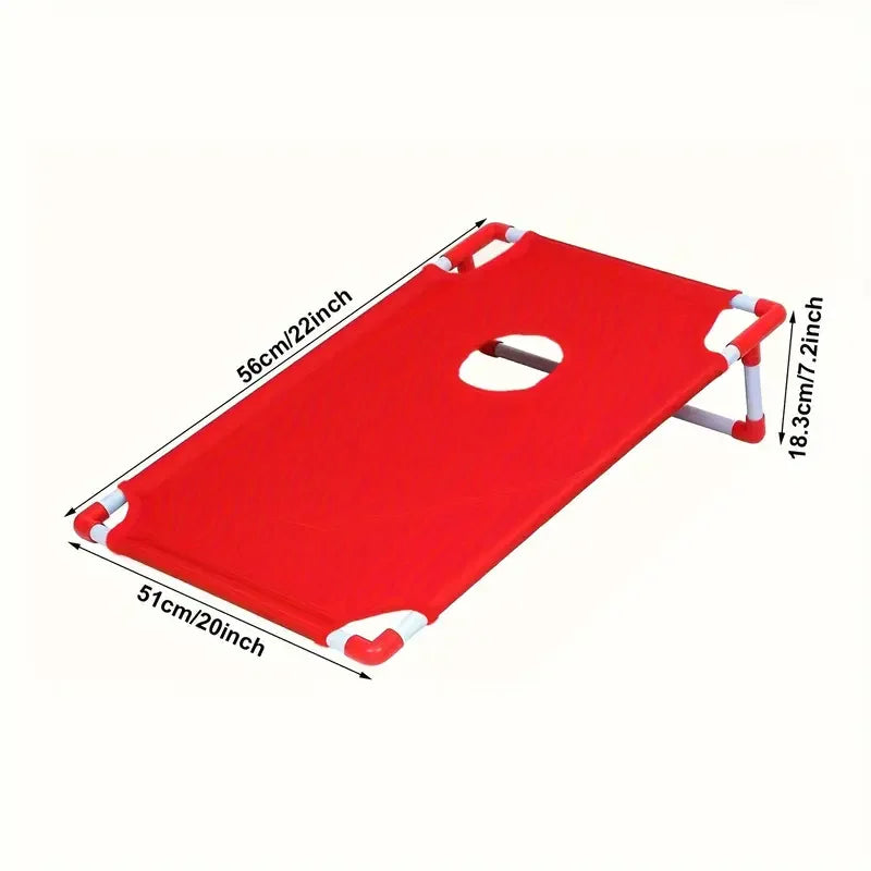 Portable Cornhole Set - Foldable Bean Bag Toss Game for Family & Adults, Outdoor Lawn and Backyard Game with 6 Bean Bags