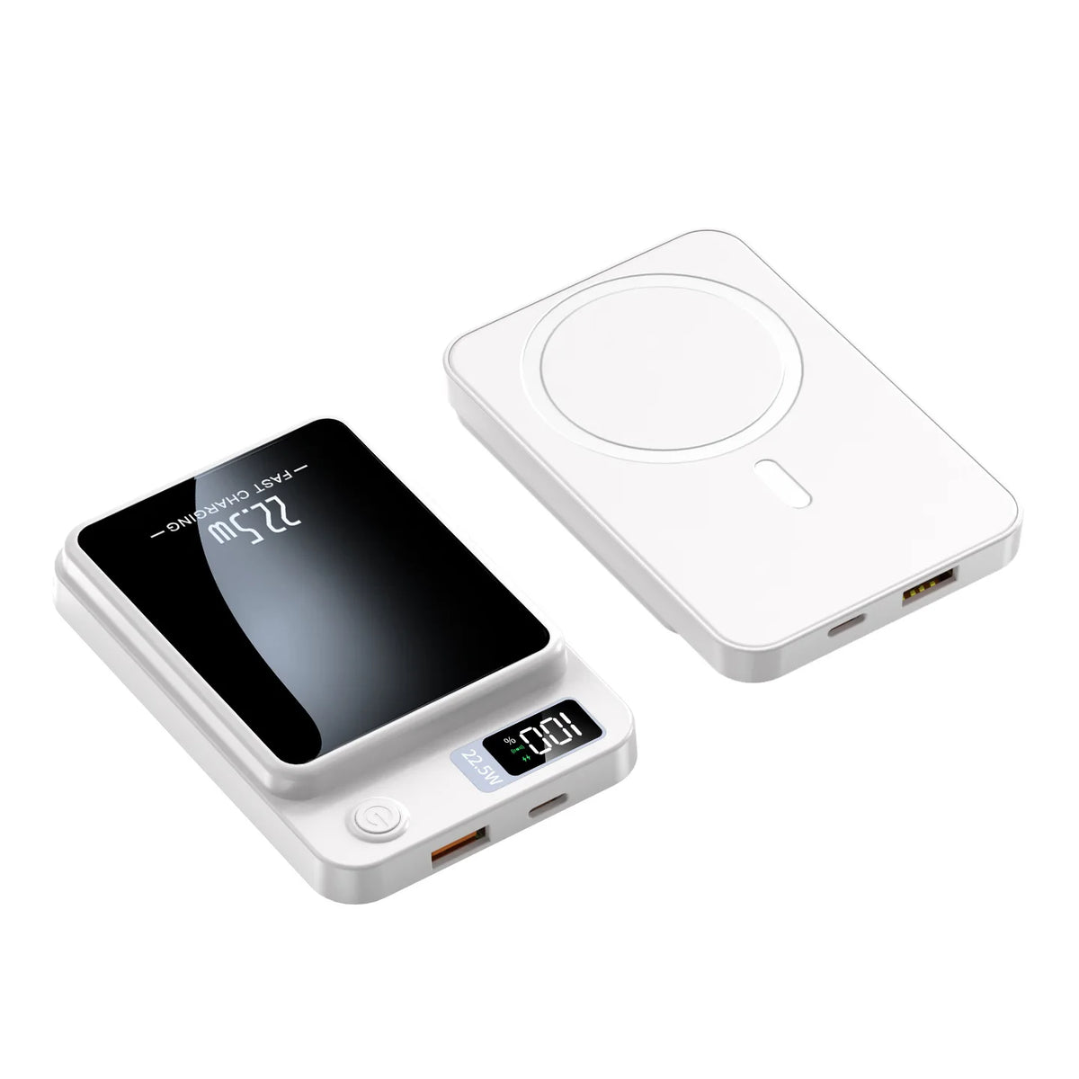 22.5W Magnetic Wireless Power Bank — 10,000/20,000mAh USB-C PD & QC with LED Display