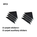 Triangle Rug Grippers 4pc/8pc — Reusable Anti-Slip Rubber Carpet Pads for Tile, Hardwood & Laminate