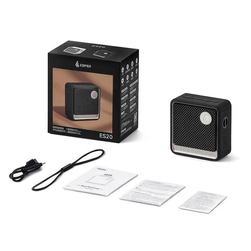 Portable Bluetooth Speaker – IP67 Waterproof, 6W Deep Bass, Ambient Light, Built-in Mic, Bluetooth 5.4, 15-Hour Battery