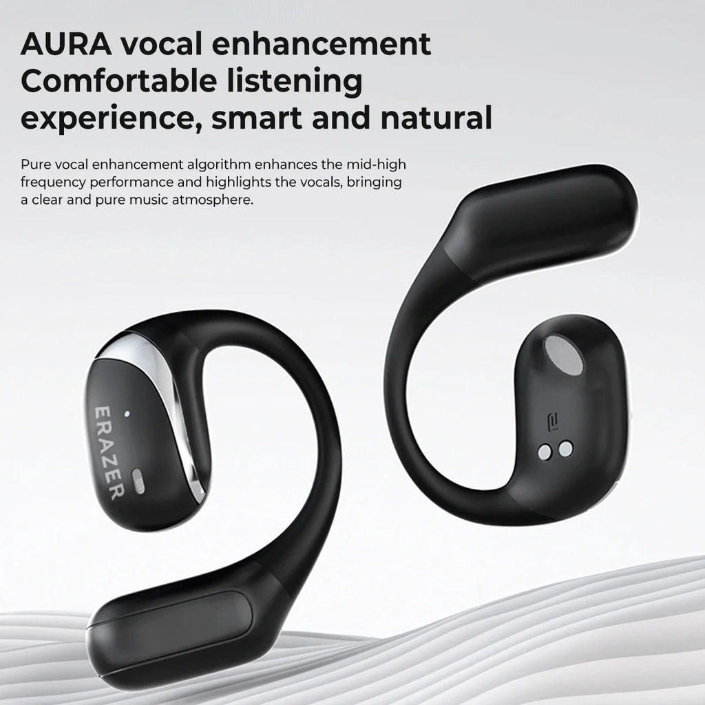 Open-Ear Wireless Bluetooth Sports Headphones HiFi Stereo with Mic Noise Reduction IPX5 Waterproof