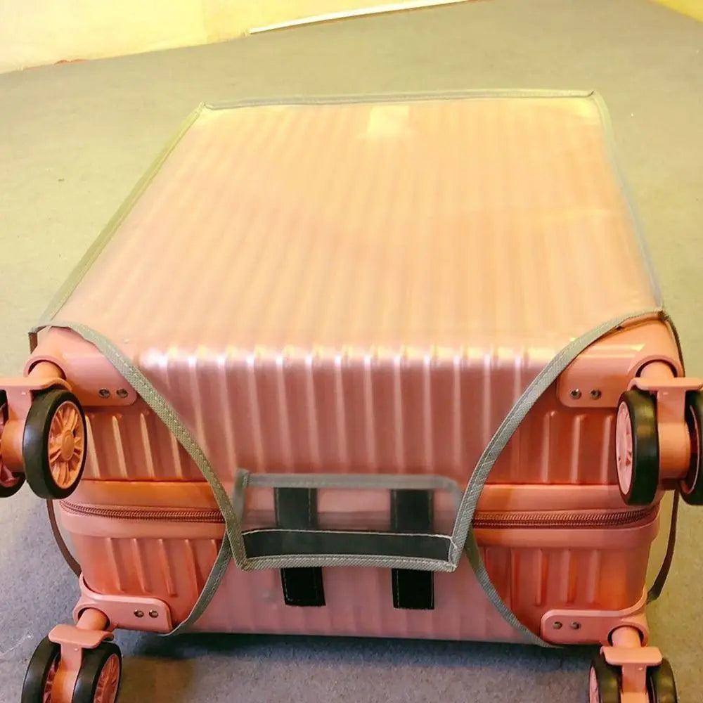 Transparent Waterproof PVC Luggage Cover Protector for 16-30 Inch (41-76 cm) Suitcase
