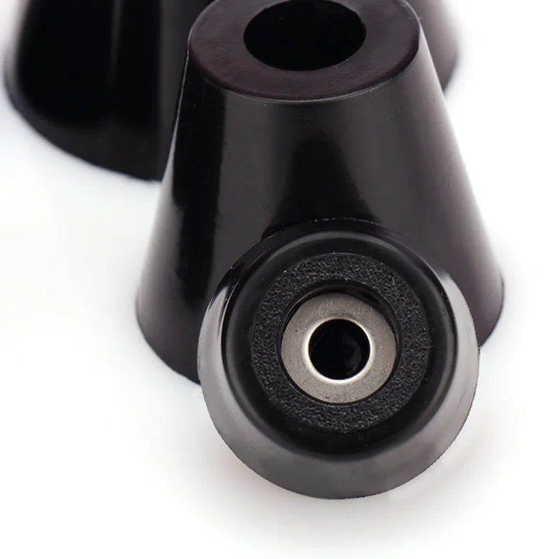 8-Pack Rubber Furniture Leg Tips with Gaskets — Non-Slip Shock-Absorbing Foot Pads for Chairs Tables Speakers Cabinets