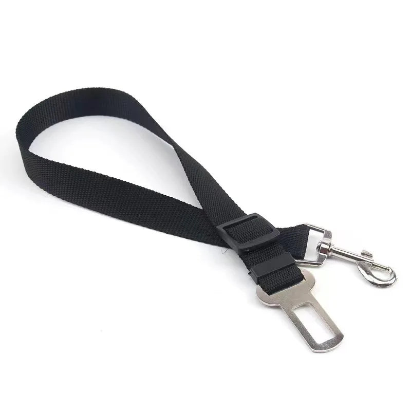 Adjustable Pet Car Seat Belt for Dogs & Cats – Universal Safety Buckle, 17.7–28.3 in (45–72 cm)