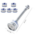 360° Rotating Faucet Water Filter Aerator Extender – Pressurized Kitchen & Bathroom Tap Purifier, Splash-Proof